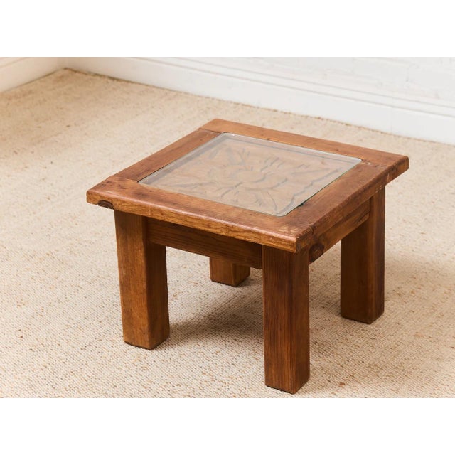 Mid 20th Century Mid 20th Century Spanish Hacienda Solid Pine Vintage Table For Sale - Image 5 of 8