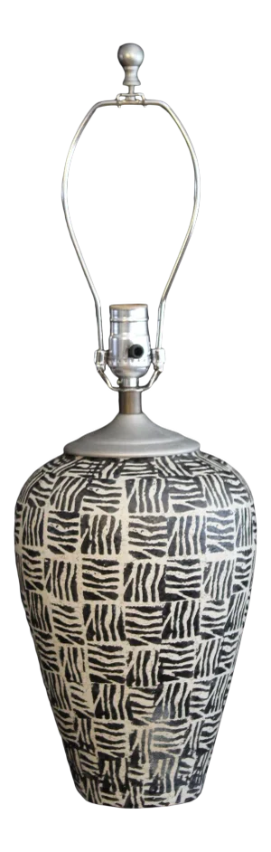 1950s Ceramic Table Lamp In the Style of Carstens