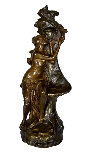 E. Drouot, La Source Sculpture, 1900s, Bronze