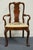 Hickory Chair Furniture Company Hickory Chair Solid Mahogany Traditional Style Bentwood Splat Back Dining Arm Chair For Sale - Image 4 of 9