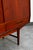 Brown Mid Century Danish Modern Credenza Highboard Bar Sideboard Denmark Teak Drawers For Sale - Image 8 of 12