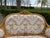 1970 French Louis XVI Gold Beech Damask Settee 1pc For Sale - Image 11 of 12