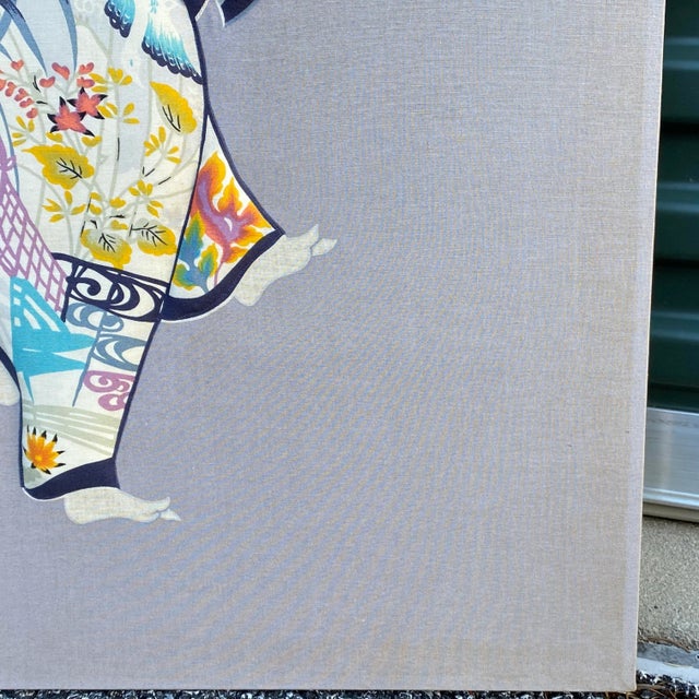 1980 Isao Homma Intair International Japanese Textile Art For Sale - Image 11 of 13