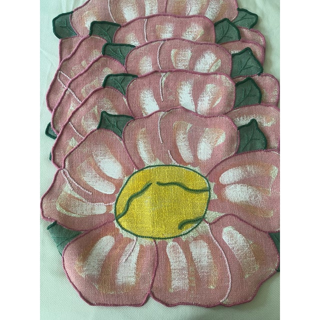 Italian 1991 ItalianJesurum Venetian Placemats - 6 pcs For Sale - Image 3 of 4
