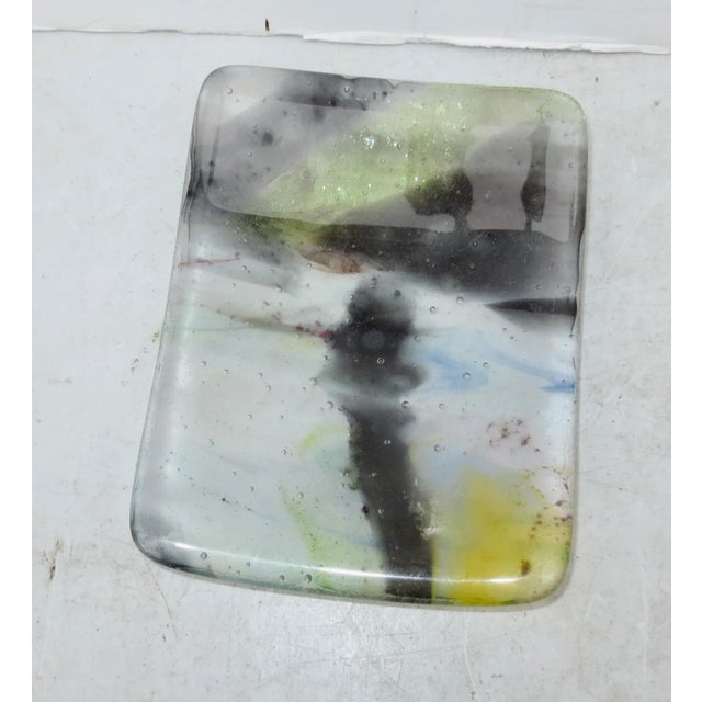 Thick Art Glass Bath Tray For Sale In New York - Image 6 of 6