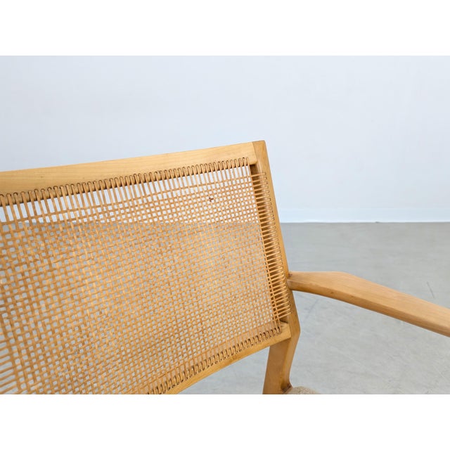 Beige Mid-Century Modern Lounge Chair, 1960s For Sale - Image 8 of 11