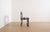 Contemporary Angle II Armless Dining Chair in Grace Black Tuxedo Print For Sale - Image 3 of 8