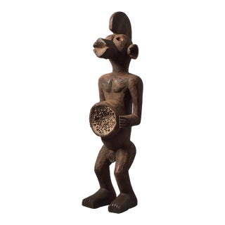 Early 20th Century Mama Mangam Female Fetish Figurine Nigeria For Sale