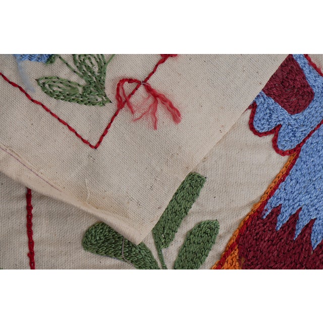 Suzani Pictorial Wall Decor For Sale - Image 9 of 10