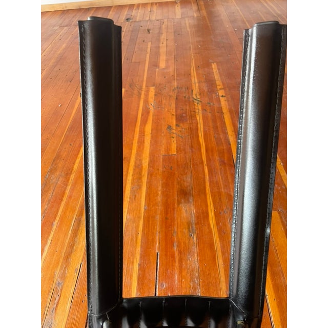 Sossano Italian Postmodern Leather Dining Chairs For Sale In Portland, OR - Image 6 of 8