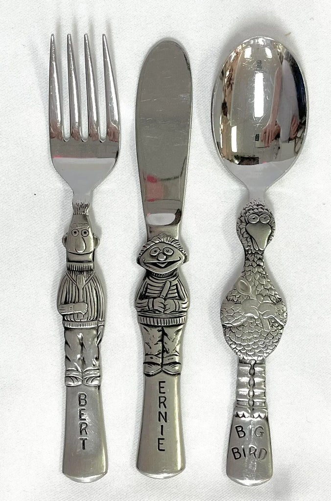 Vintage Gorham Silver of Japan Muppets Themed 3-Piece Youth