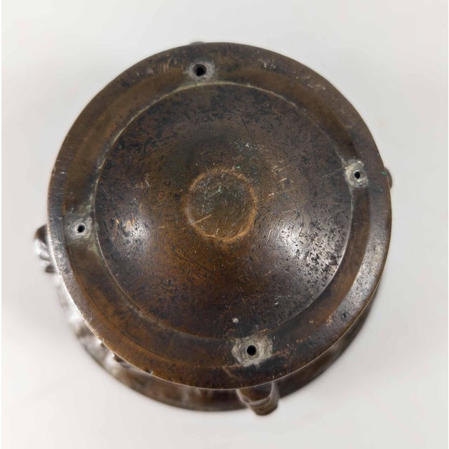 18th Century or Earlier French Heavy Bronze Mortar For Sale - Image 10 of 10