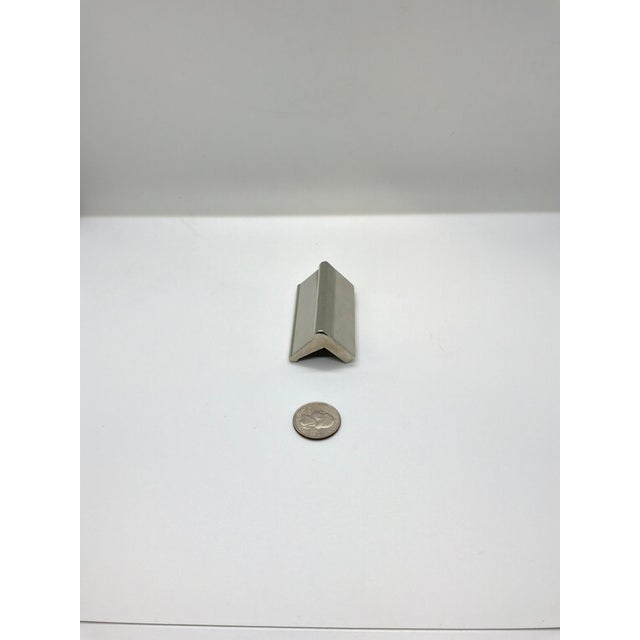 Modern Baker Pull Polished Nickel For Sale - Image 3 of 4