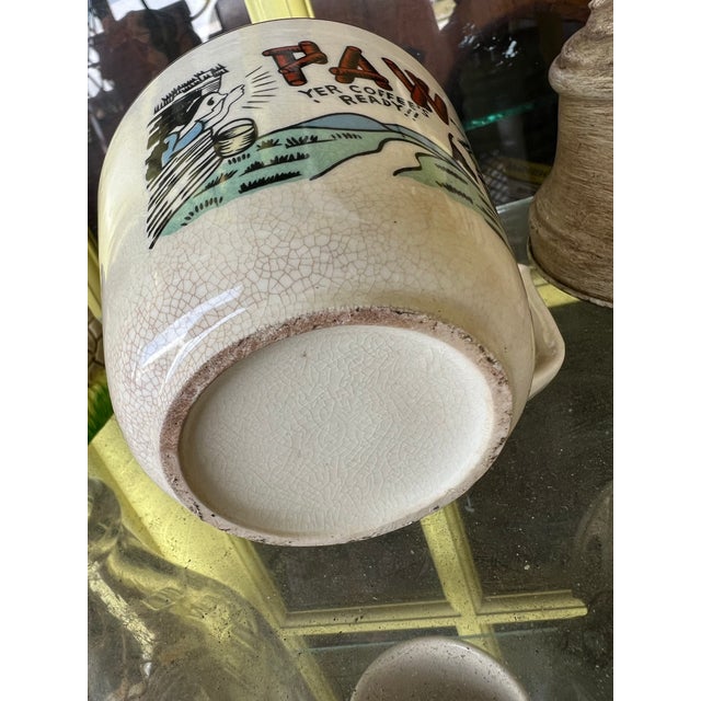 Add a touch of playful mid-century Americana to your collection with this charm-filled, oversized vintage ceramic novelty...