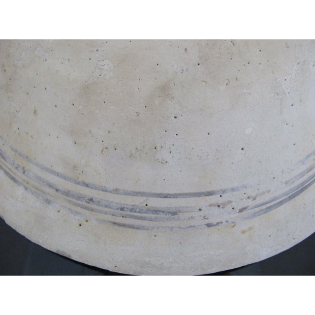 Southeast Asian Thai Sukhothai Style Antique Blue Gray Stoneware Pottery Bowl For Sale - Image 9 of 11