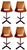 Shell Chairs by Niko King for Stol Kamnik, 1960s, Set of 4 For Sale - Image 11 of 11