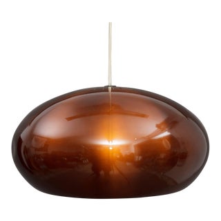 1960s Danish Modern Jo Hammerborg Medio Copper Lamp For Sale