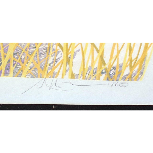 1980s Gordon Mortensen "North Massachusetts Coast" Signed Numbered Woodcut Make Offer For Sale - Image 5 of 9