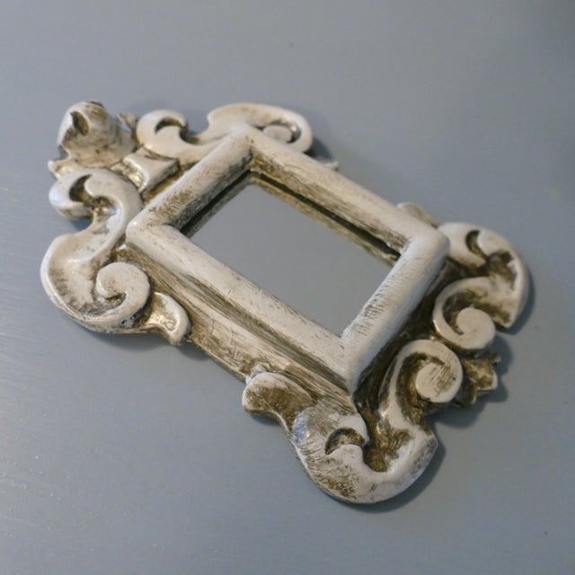 Miniature Carved Rococo Wall Mirrors - a Pair For Sale - Image 17 of 17
