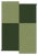 Green Square Shape Out Rug from Marqqa For Sale