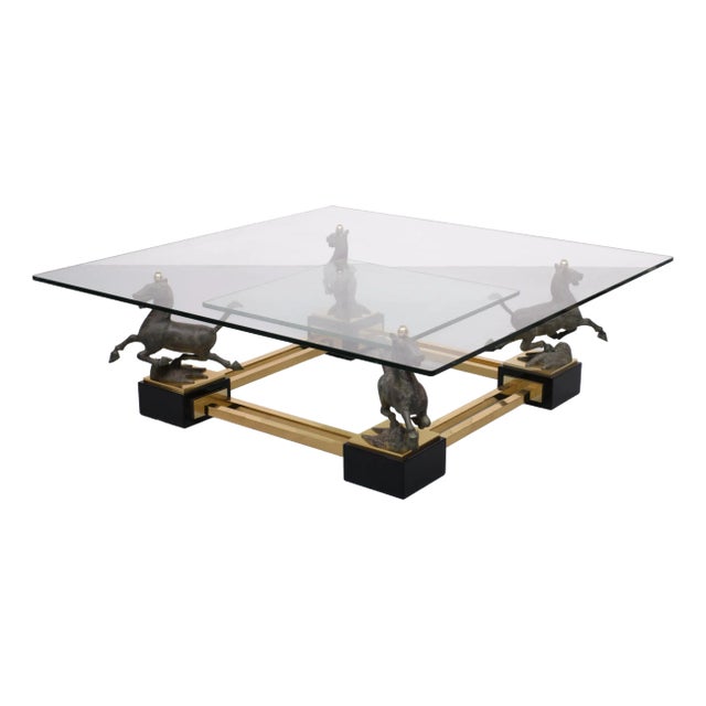 Flying Horse of Gansu Coffee Table, France, 1978 For Sale