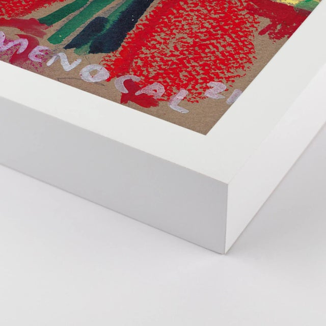 DESCRIPTION: Cabaret IV by Happy Menocal in White Frame, XS Art Print SPECIFICATIONS: Type: Giclée Art Print on Matte...