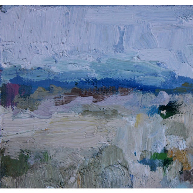 6 x 6 oil on linen panel Nevada Desert Beauty Signed: Haas Unframed. Frames shown are sample only.