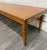 Vintage Mid Century Modern 84 Inch Solid Oak Bench For Sale - Image 10 of 12
