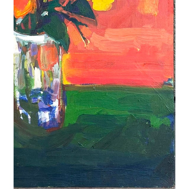 William B Hannum 1947-1998 Still Life Flowers in a Vase For Sale - Image 4 of 8