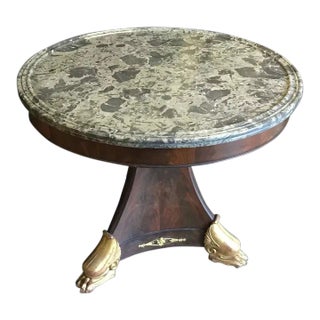 Circa 1830 French Charles X Center Table For Sale