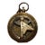 Vintage Brass Sundial Compass Pendant - Nautical Pocket Compass For Sale
