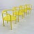 Yellow Yellow Locus Solus Chairs by Gae Aulenti for Poltronova, 1960s, Set of 4 For Sale - Image 8 of 11