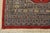 Bokhara Jaldar Rug 4’1” X 6’2” Red Wool Tribal Hand-Knotted Oriental Carpet For Sale - Image 9 of 12