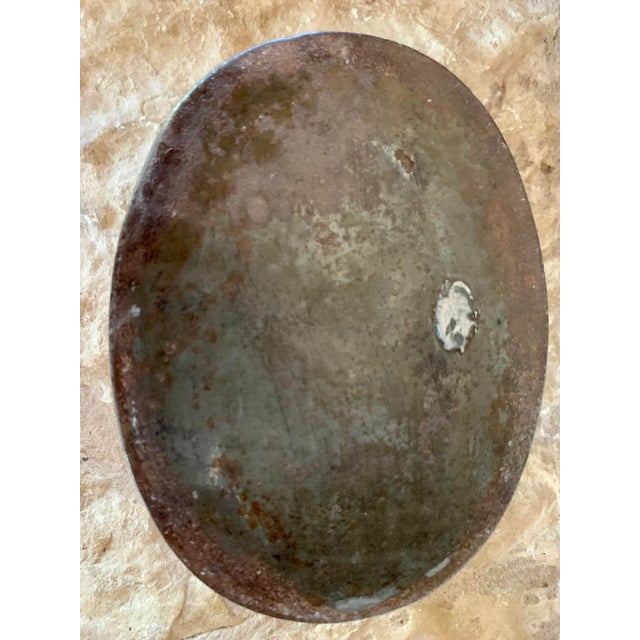 1880's Original Antique English Steel & Brass Dairy Pail, 'Abbott Bros. Pure Milk' Embossed on the Lid For Sale - Image 10 of 12