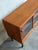 1960s Vintage Danish Teak Display Cabinet With Sliding Glass Doors 1960s For Sale - Image 5 of 10