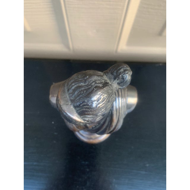 Neoclassical Grand Tour Cast Metal Bust of Diana the Huntress For Sale - Image 9 of 10