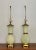 Mid 20th Century Mid 20th Century Paul Hansen Hollywood Regency Bronze Mounted Vaseline Glass Lamps, Pair For Sale - Image 5 of 12