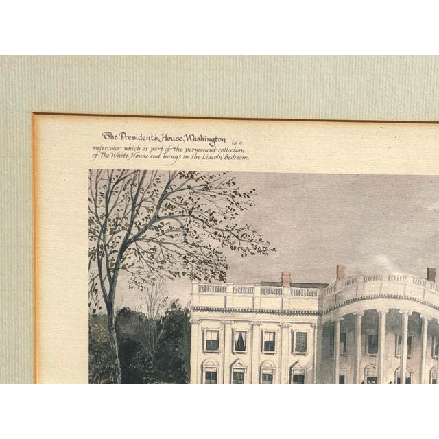 1970s 1979 Jimmy & Rosalynn Carter Official White House Christmas Gift Framed Print, Lefevre Cranstone For Sale - Image 5 of 9