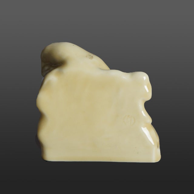 Rookwood Art Pottery Figural High Glaze Raven Bookends Dated 1946 - a Pair For Sale - Image 10 of 12