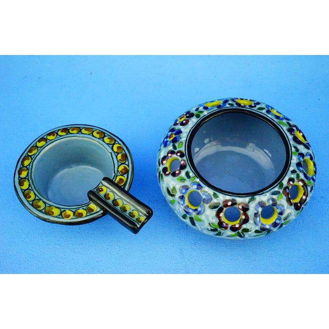 Vintage Ceramic Ashtray by Molaroni Pesaro, Italy, 1900 For Sale - Image 11 of 18