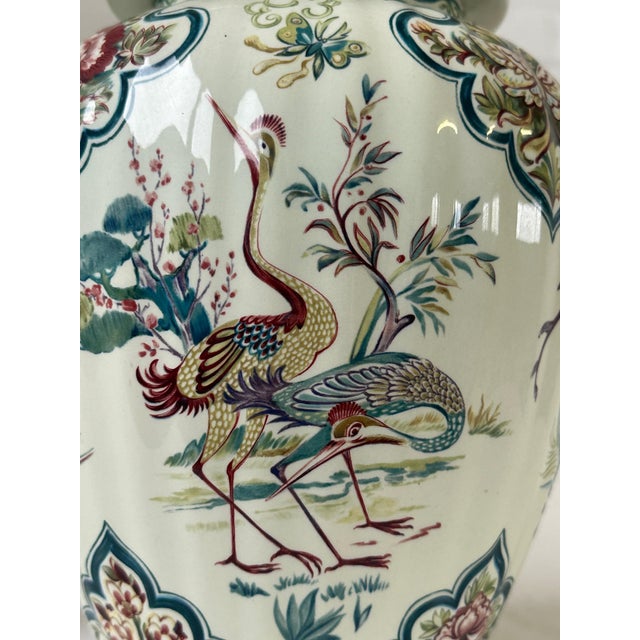 Ceramic Royal Boch Changhai Ginger Jars from Boch Frères, Belgium, 1890s, Set of 2 For Sale - Image 7 of 8