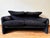 Vico Magistretti Black 2-Seater Loveseat Maralunga Sofa Cassina, Italy, 80s For Sale - Image 15 of 16