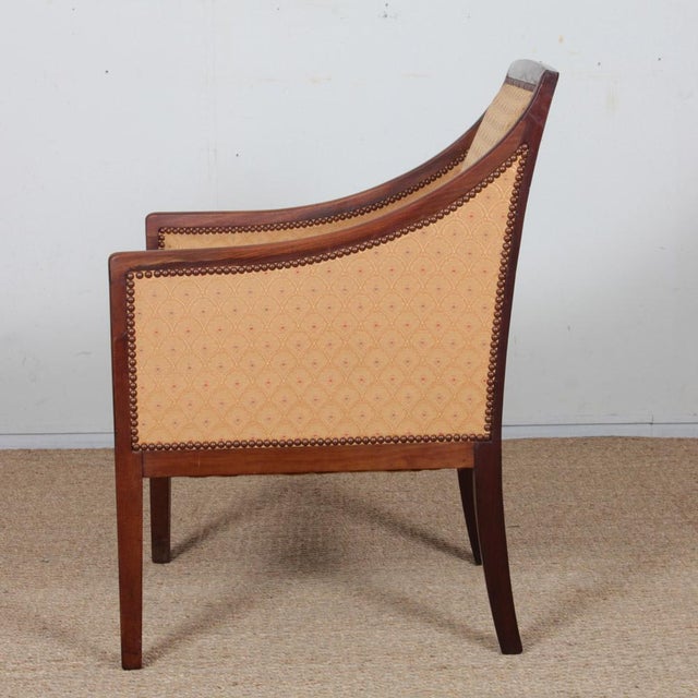 Wood Chair in the style of Jean-Michel Frank, 1930s For Sale - Image 7 of 12