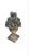2000 - 2009 Classical Cast Stone Fruit & Floral Basket Garden Ornament For Sale - Image 5 of 12