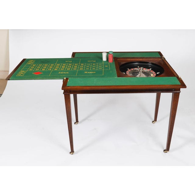 Antique French Oak Roulette Table, 19th Century For Sale - Image 3 of 18