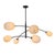 Mid-Century Modern Regina Andrew Artemis Mobile Chandelier, Oil Rubbed Bronze with Alabaster Glass For Sale - Image 3 of 8
