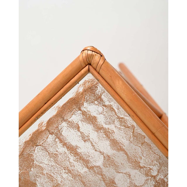 Brown Vintage Scandinavian Magazine Rack, 1960s For Sale - Image 8 of 9