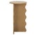 Wood Lilith Wavy Accent Table in Desert Brown For Sale - Image 7 of 8