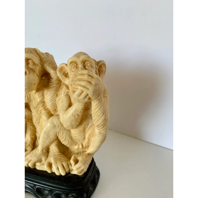Vintage 1970s Three Very Wise Monkeys For Sale - Image 11 of 13