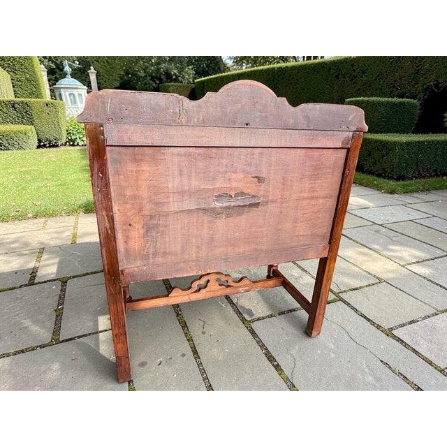 Brown Antique Jacobean Revival Cabinet Sideboard Server Bar-Storage Buffet-Tudor-Entry For Sale - Image 8 of 12